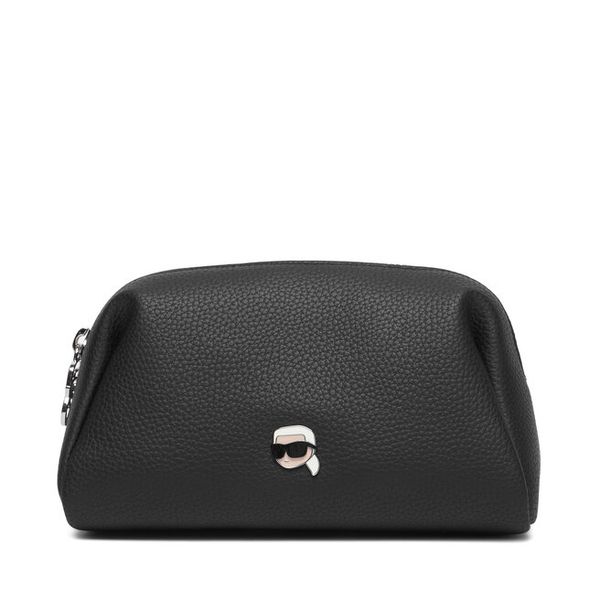 Kosmetyczka KARL LAGERFELD. Czarne kufry i kosmetyczki KARL LAGERFELD, bez wzorów, bez dodatków. Za 529.99 zł.
