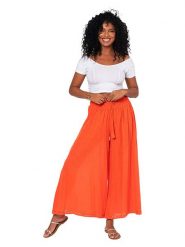 Aller Simplement Spodnie w kolorze pomarańczowym rozmiar: 34-40. Pomarańczowe spodnie materiałowe Aller Simplement, bez wzorów, z bawełny. Za 78.99 zł.