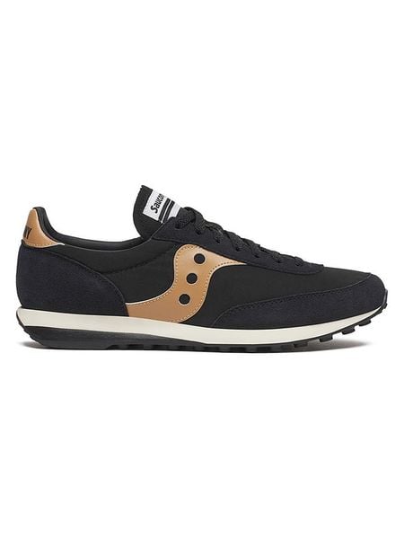 Saucony Sneakersy "Trainer 80" w kolorze czarnym rozmiar: 38. Czarne trampki Saucony, bez wzorów, bez zapięcia. Za 154.95 zł.