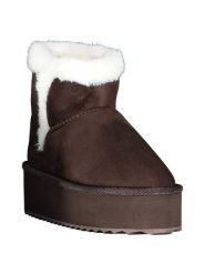 Geographical Norway Botki "Oslo" w kolorze brązowym rozmiar: 38. Brązowe botki Geographical Norway, bez wzorów, z materiału, bez obcasa, na platformie, bez zapięcia. Za 86.99 zł.