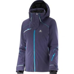 Kurtka narciarska damska Salomon Speed 20K/20K. Fioletowe kurtki narciarskie Salomon, xs, bez wzorów, bez kaptura, narciarskie. Za 706.00 zł.
