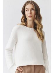 TATUUM Sweter "Joel" w kolorze białym rozmiar: M. Białe swetry Tatuum, m, bez wzorów, bez ramiączek. Za 170.45 zł.