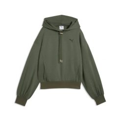 Bluza z kapturem z regulowanym sznurkiem damska Puma. Zielone bluzy Puma, l, bez wzorów, z kapturem. Za 289.50 zł.