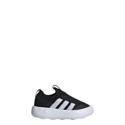Kapcie ADIDAS BUBBLECOMFY I Czarny. Białe obuwie domowe Adidas, bez wzorów, z tkaniny, bez zapięcia. Za 159.00 zł.