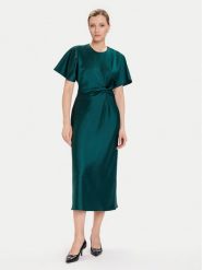Rinascimento Sukienka koktajlowa CFC0125718003 Zielony Regular Fit. Zielone sukienki Rinascimento, xs, bez wzorów, z syntetyku, wizytowe, bez kołnierzyka, bez ramiączek. Za 379.99 zł.