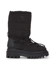 Calvin Klein Jeans Śniegowce Flatform Snow Boot Nylon Wn YW0YW01146 Czarny. Czarne trapery i śniegowce Calvin Klein Jeans, z jeansu. Za 709.51 zł.