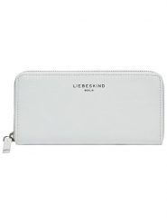 LIEBESKIND BERLIN Skórzany portfel "Gigi" w kolorze białym - 19 x 9 x 2 cm rozmiar: onesize. Białe portfele Liebeskind Berlin, bez wzorów, z materiału. Za 272.95 zł.