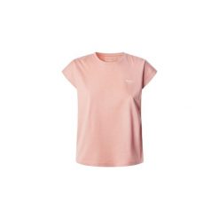 Koszulka damska Pepe Jeans Blooma. Czerwone bluzki Pepe Jeans, bez wzorów, z jeansu, bez kołnierzyka, bez ramiączek. Za 105.50 zł.