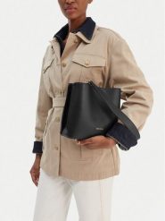 GINO ROSSI Torebka C-LX10291 Czarny. Czarne torebki klasyczne Gino Rossi, bez wzorów, z materiału, bez dodatków. Za 279.99 zł.