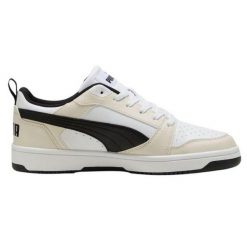 Damskie Buty Sportowe Rebound V6 Low Cut. Białe obuwie sportowe Puma, trekkingowe. Za 392.99 zł.