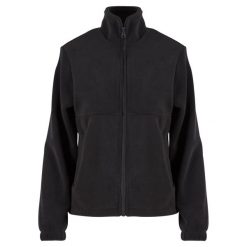 Dwuwarstwowa Bluza Polarowa Dla Kobiet. Czarne bluzy Urban Classics, na zimę, s, bez wzorów, z polaru, bez kaptura. Za 179.99 zł.