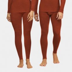 Spodnie legginsy termoaktywne unisex Alpinus Merino Aoraki. Brązowe legginsy Alpinus, l, bez wzorów. Za 199.00 zł.