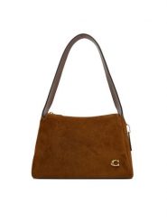 Coach Torebka Lola SB2 CDD06 Miedziany. Brązowe torebki klasyczne Coach, bez wzorów, ze skóry, bez dodatków. Za 1,739.00 zł.