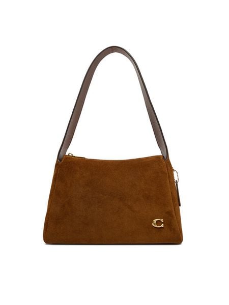 Coach Torebka Lola SB2 CDD06 Miedziany. Brązowe torebki klasyczne Coach, bez wzorów, ze skóry, bez dodatków. Za 1,039.00 zł.