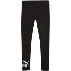Legginsy Damskie Logo Essential No.1. Czarne legginsy Puma, bez wzorów. Za 139.99 zł.