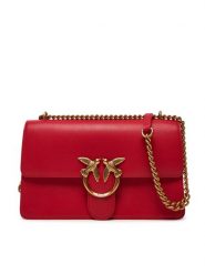 PINKO Torebka Love One Classic Dc PE 25 PCPL 100941 A0F1 Czerwony. Czerwone torebki klasyczne Pinko, bez wzorów, ze skóry, bez dodatków. Za 839.99 zł.