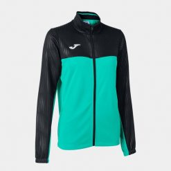 Bluza tenisowa damska Joma Montreal Full Zip. Czarne bluzy sportowe Joma, l, bez wzorów, bez kaptura. Za 149.00 zł.