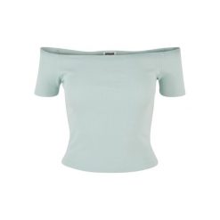 Damski/żebrowany Organiczny Top Na Ramiączkach. Zielone topy Urban Classics, xl, bez wzorów, bez kołnierzyka, bez ramiączek. Za 52.99 zł.