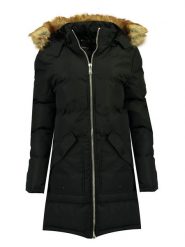Geographical Norway Parka "Canelle" w kolorze czarnym rozmiar: M. Czarne parki Geographical Norway, m, bez kaptura. Za 228.92 zł.