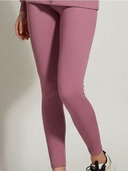 Prążkowane legginsy basic - fioletowy. Fioletowe legginsy Sinsay, l, bez wzorów, prążkowane. Za 39.99 zł.