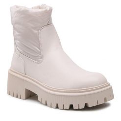 Botki DeeZee. Botki DeeZee, bez wzorów, bez obcasa, na słupku, bez zapięcia. Za 199.99 zł.