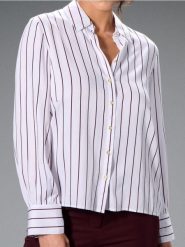 Wiskozowa koszula regular fit w paski - czerwony. Czerwone koszule Sinsay, l, bez wzorów, z wiskozy, bez kołnierzyka, bez ramiączek. Za 39.99 zł.