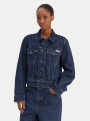 Calvin Klein Jeans Kurtka jeansowa Classic LV047E903G Granatowy Regular Fit. Niebieskie kurtki Calvin Klein Jeans, m, bez wzorów, z bawełny, bez kaptura. Za 449.99 zł.