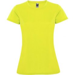 Damska Koszulka Sportowa Montecarlo Z Krótkim Rękawem. Żółte koszulki sportowe ROLY, bez wzorów, bez ramiączek, trekkingowe. Za 37.99 zł.