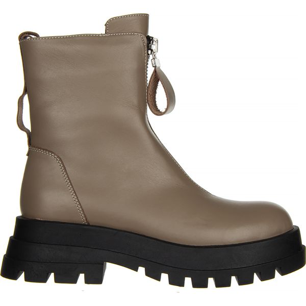 Botki Bayla-161 054 2916 Taupe 161390, Beżowy, Skóra naturalna - 40. Brązowe botki Bayla, na jesień, bez wzorów, z gumy, bez obcasa, na platformie, bez zapięcia. W wyprzedaży za 269.10 zł.