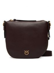 PINKO Torebka Hobo Zip Around Mini Ai 25-26 PLTT 105332 A0QO Bordowy. Czerwone torebki klasyczne Pinko, bez wzorów, ze skóry, bez dodatków. Za 1,469.00 zł.