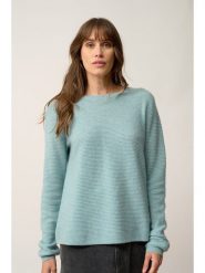 Just Cashmere Kaszmirowy sweter "Nethy" w kolorze turkusowym rozmiar: L. Niebieskie swetry Just Cashmere, l, bez wzorów, z kaszmiru, bez ramiączek. Za 369.84 zł.