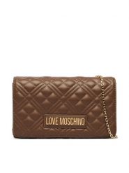 LOVE MOSCHINO Torebka JC4079PP0PLA0203 Brązowy. Brązowe torebki klasyczne Love Moschino, bez wzorów, ze skóry, bez dodatków. Za 639.99 zł.
