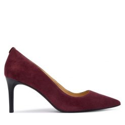 Szpilki MICHAEL Michael Kors. Czerwone szpilki MICHAEL Michael Kors, bez wzorów, bez obcasa, na szpilce, bez zapięcia. Za 629.99 zł.
