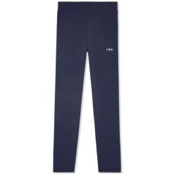 Damskie legginsy Fila Pralino. Niebieskie legginsy Fila, l, bez wzorów, z materiału. Za 243.00 zł.