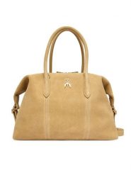 Patrizia Pepe Torebka 2B0145/L152-B880 Beżowy. Brązowe torebki klasyczne Patrizia Pepe, bez wzorów, ze skóry, bez dodatków. Za 1,579.00 zł.