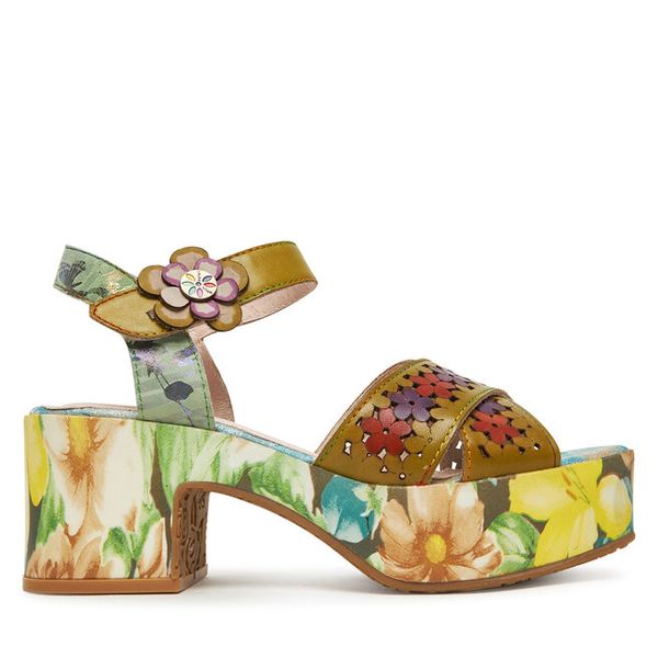 Sandały Laura Vita. Sandały Laura Vita, bez wzorów, bez obcasa, na słupku, bez zapięcia. Za 349.99 zł.