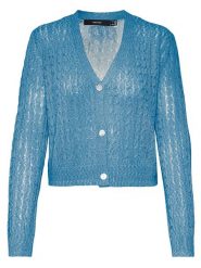 Vero Moda Kardigan w kolorze niebieskim rozmiar: XS. Niebieskie kardigany Vero Moda, xs, bez wzorów. Za 99.45 zł.