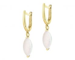 Złote kolczyki z opalitami. Żółte kolczyki Apart, złote. Za 2,999.00 zł.