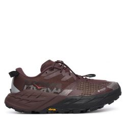 Buty do biegania Hoka. Czerwone obuwie sportowe HOKA, z gore-texu, bez zapięcia, do biegania, gore-tex. Za 899.99 zł.