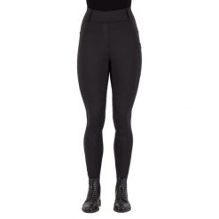 Damskie legginsy jeździeckie z pełną przyczepnością Imperial Riding Tamara. Czarne legginsy IMPERIAL RIDING, z aplikacjami, z materiału. Za 440.10 zł.