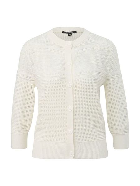 S.Oliver Kardigan w kolorze białym rozmiar: 34. Białe kardigany S.Oliver, s, bez wzorów, ze splotem. Za 83.03 zł.