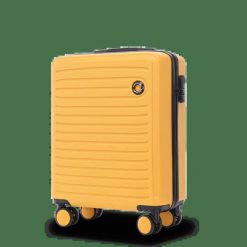 Walizka KABINOWA Wings ABS+ COOT 20" Yellow. Żółte walizki Wings, bez wzorów. Za 139.90 zł.