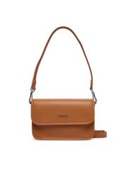 Lacoste Torebka NF5147EG Brązowy. Brązowe torebki klasyczne Lacoste, bez wzorów, ze skóry, bez dodatków. Za 419.99 zł.