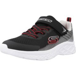 Kapcie SKECHERS 403924L Czarny. Czarne obuwie domowe Skechers, bez wzorów, z syntetyku, bez zapięcia. Za 149.99 zł.