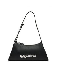 Karl Lagerfeld Jeans Torebka A2W30143 Czarny. Czarne torebki klasyczne Karl Lagerfeld Jeans, bez wzorów, z jeansu, bez dodatków. Za 309.99 zł.