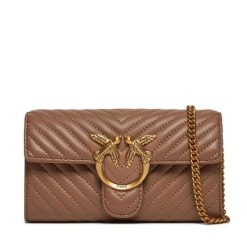 Torebka PINKO. Brązowe torebki klasyczne Pinko, bez wzorów, bez dodatków. Za 799.99 zł.