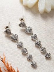 Lodie Silver Posrebrzane kolczyki-wkrętki z cyrkoniami rozmiar: onesize. Szare kolczyki Lodie Silver, z cyrkonią, metalowe. Za 30.99 zł.