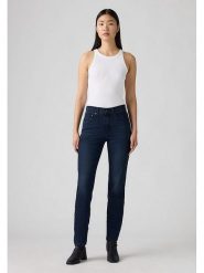 Levi's Dżinsy "724" - Regular fit - w kolorze granatowym rozmiar: W31/L32. Niebieskie jeansy Levi's®, l, z aplikacjami, z podwyższonym stanem. Za 291.51 zł.