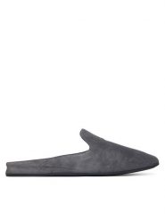 Max Mara Klapki Tessile 2624526051 Szary. Szare klapki Max Mara, bez wzorów, ze skóry, bez obcasa. Za 2,109.00 zł.