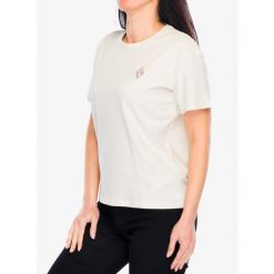 Koszulka bawełniana damska Black Diamond Heritage Badge SS Tee. Białe koszulki sportowe Black Diamond, bez wzorów, z bawełny, bez ramiączek. Za 140.99 zł.